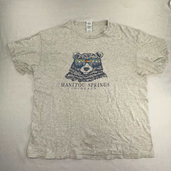 Delta Manitou Springs Colorado Tourist Shirt Size XL Unisex Vacation Mountains - Picture 4 of 6